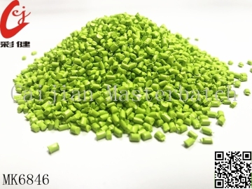 Granules de mélange vert pomme
