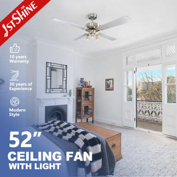 Modern 52 Inch Ceiling Fan with Remote Control and Spot Light