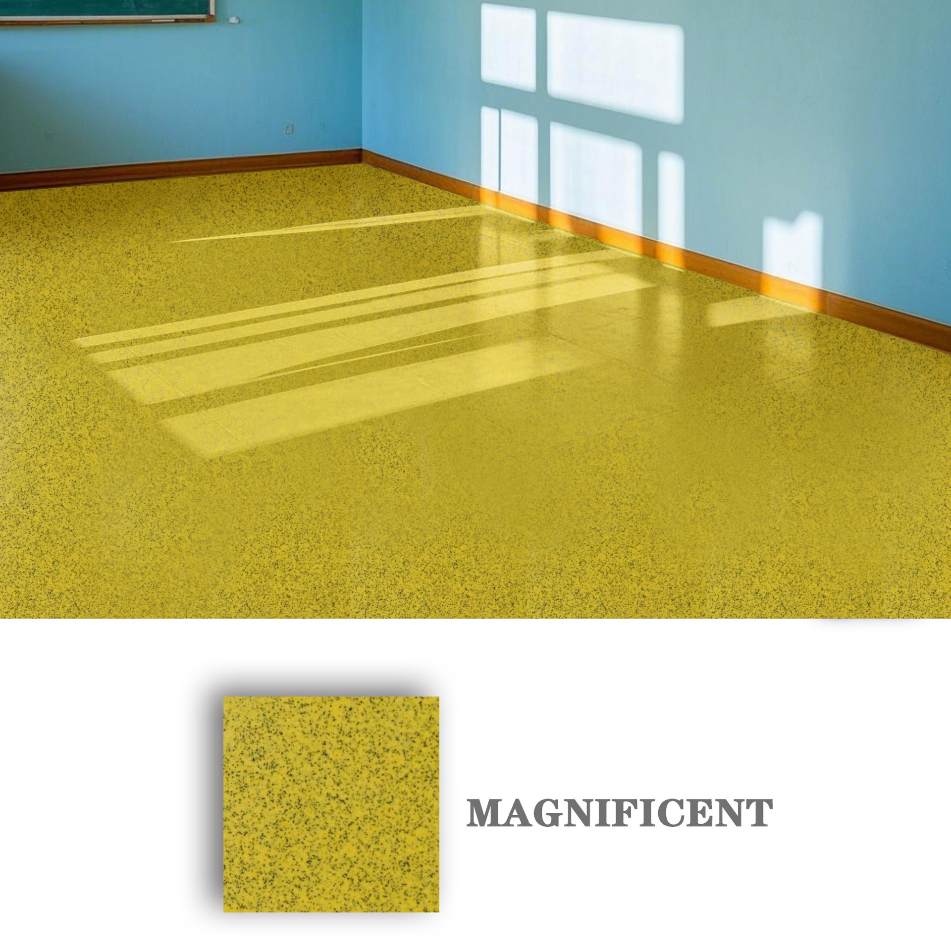 Seguridad de pintura de piso epoxi amarillo