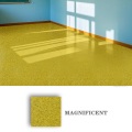 Seguridad de pintura de piso epoxi amarillo