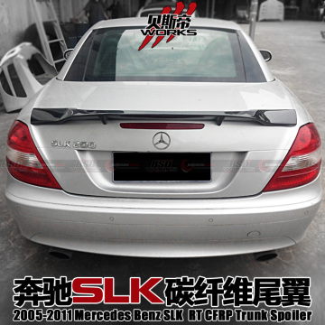 2005-2011 SLK RT Style Carbon Fiber Trunk Spoiler For Mercedes