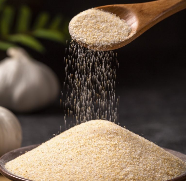 dehydrated garlic blend with salt