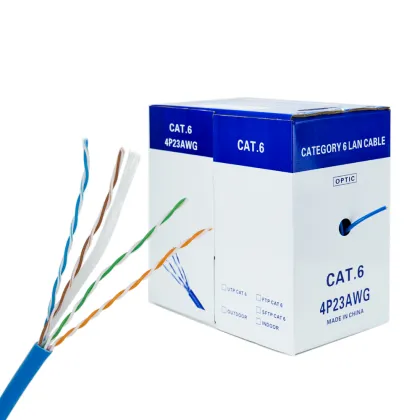 Factory Cheap CommScope CAT6 FTP 24AWG Copper Cable - LAN Network RJ45 CAT5 CAT6 Internet Cable