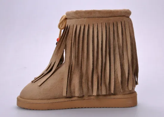 Fashionable Womens Winter Snow Boots , Moisture-wicking Tassel Snow Boots