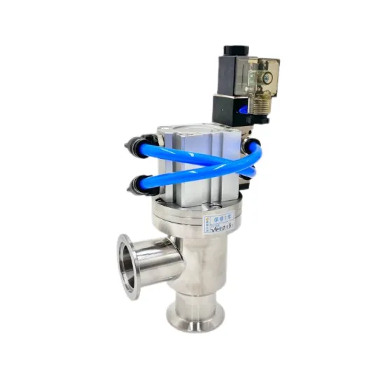 L Type Stainless Steel KF16-50 Pneumatic Vacuum Flapper Valve