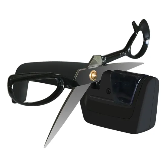 Professional Kitchen Knife Sharpener with 4 Stage System and Scissors Sharpening Stone