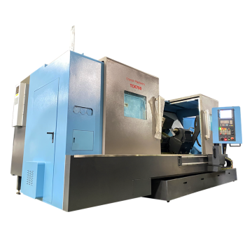 High Rigidity Slant Bed CNC Lathe: The TCK700 Turning Machine with Linear Guideway for Horizontal, Medium Duty Applications - Automatic Operation