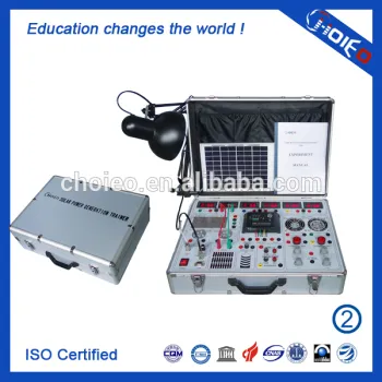 Solar Power Generation Experiment Box,solar simulator teaching trainer lab,educational skills assessment training equipment