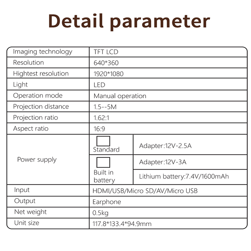 portable led wifi home cinema projector reviews