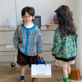 Cardigan in stile coreano a maglia per bambini