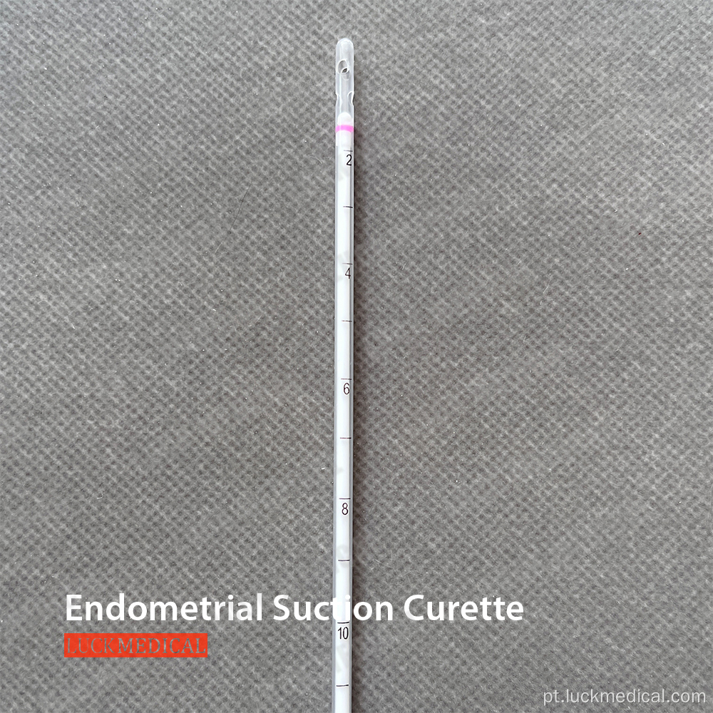 Amostrador de biópsia endometrial cânula de amostragem ginecológica