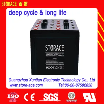 Rechargeable Valve Regulated Lead acid Battery 2v 2000ah
