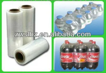PE shrink film for wrapping the PET bottle