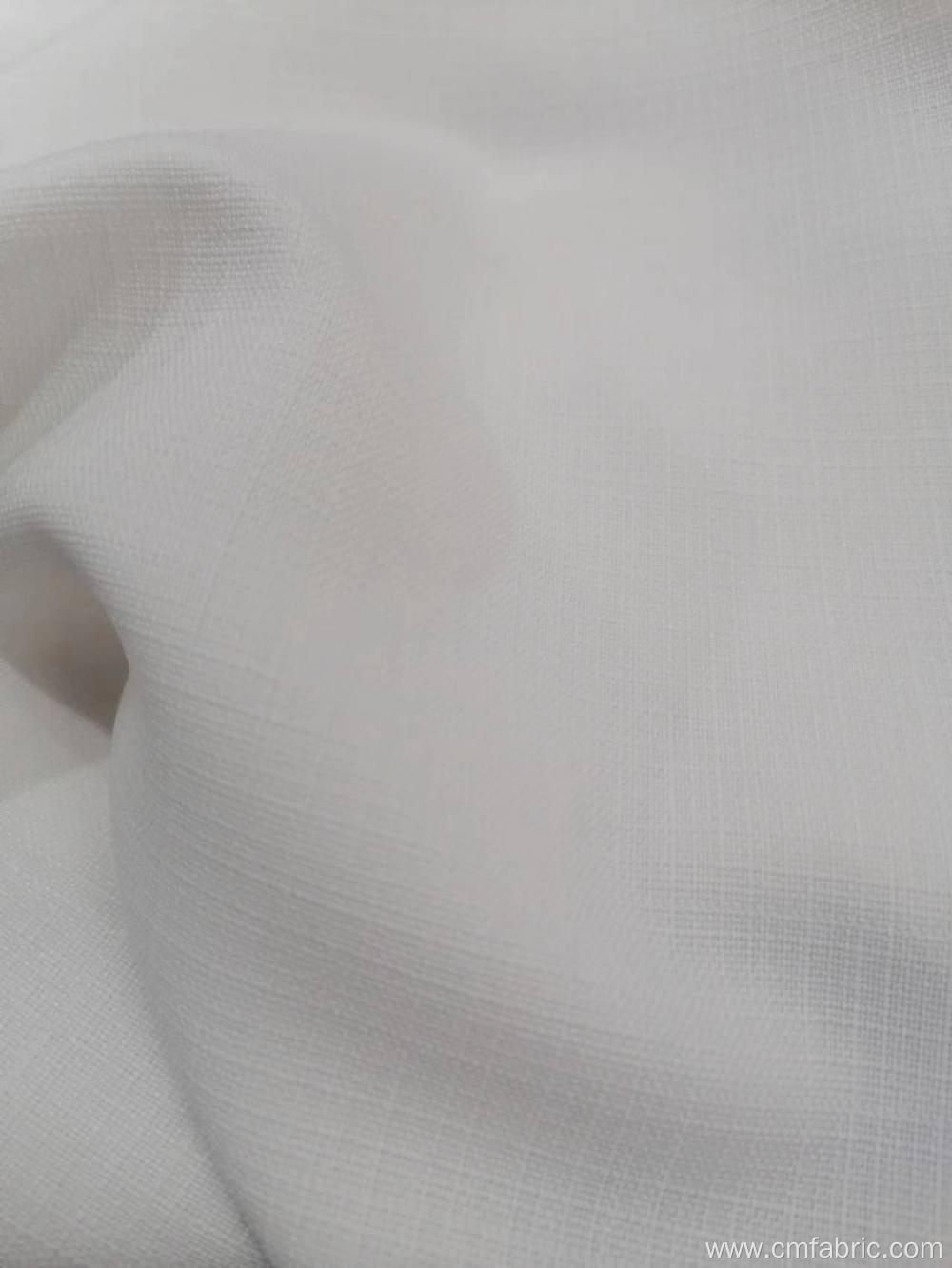 Polyester Rayon Spandex Slub Imitate Linen Fabric