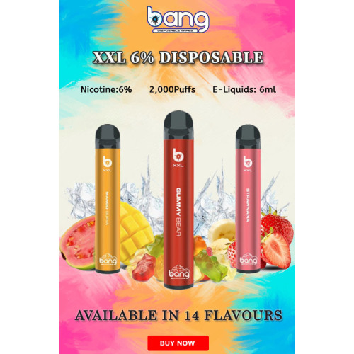 2000 Puffs Vape Pen Disposable Pod Bang XXL