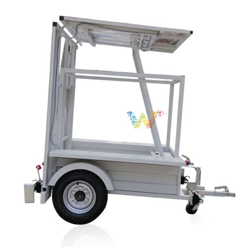 trailer Vehicle-oriented traffic arrow indicator sign board