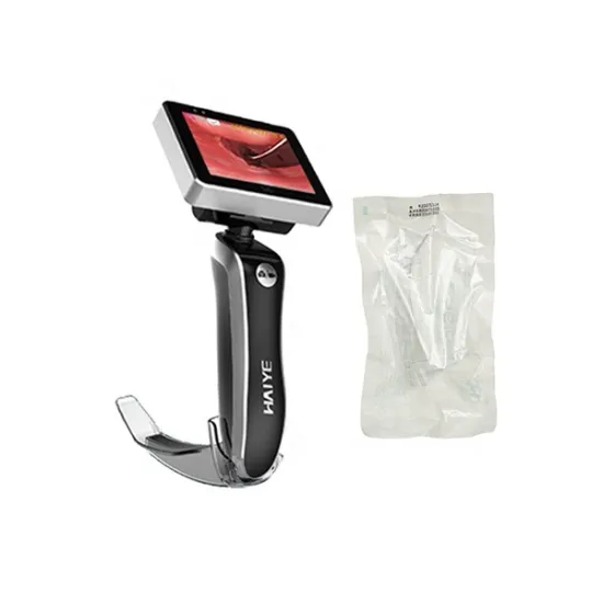 Portable Disposable Video Laryngoscope with Macintosh Blades for Adult and Pediatric Intubation