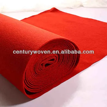Red PVC evern roll carpet