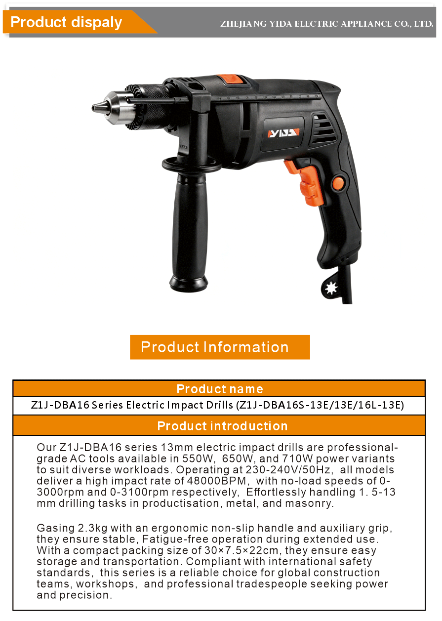 Efficient Electric Drill