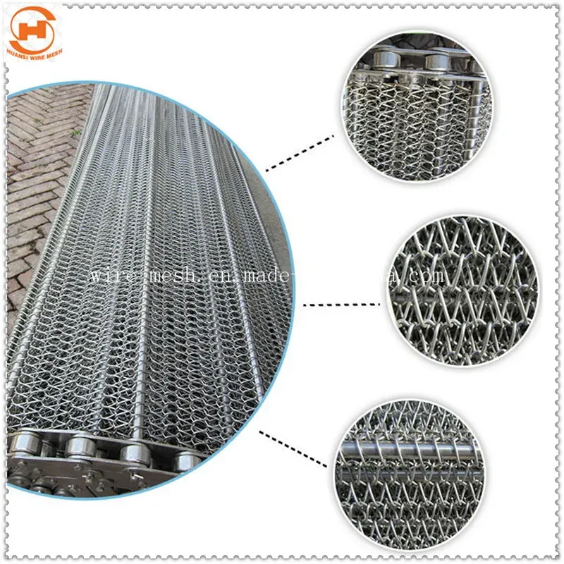 Stainless Steel Chain Roller Conveyor Belt for Food Industry