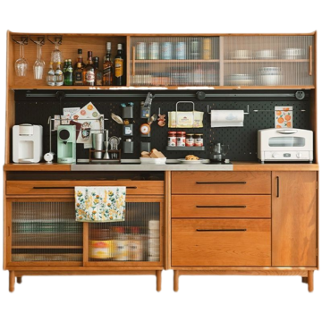 Wooden Liquor Display Cabinet