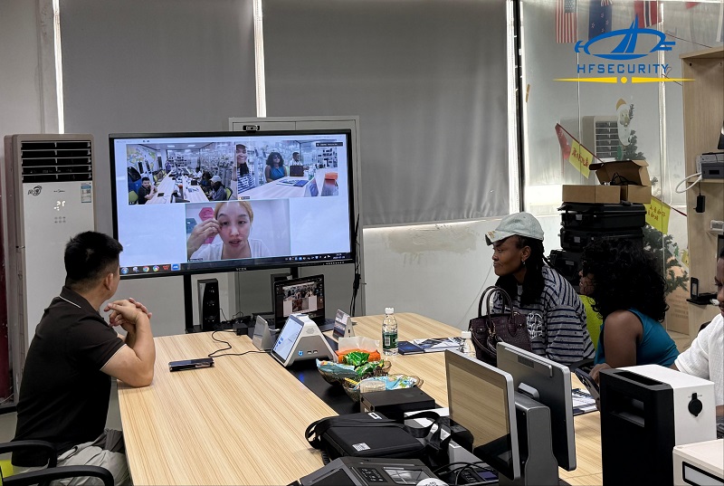Ghanaian Client Visits HFSecurity Factory, Finalizes Smart Solution to Empower Gym Safety Operations