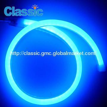 3.9-6.2w bộ thu lôi chống thấm đầy màu sắc 12-240v RGB màu xanh lá cây linh hoạt LED Neon