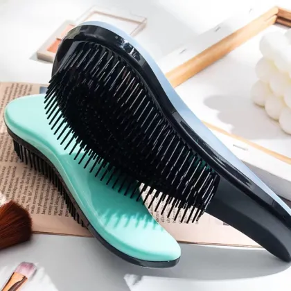 Wholesale Custom Logo Tangle Comb: Professional Detangling Hair Brush for Women Made of Mini ABS Eva