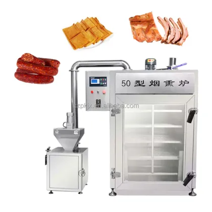 Automatic 100kg Salmon Smoker Oven - Meat Smoking Machine & Chicken Smoker Oven