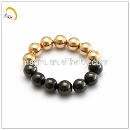 2016 New Arrival Fashion stainless steel Bead Bracelet Charm opal Bead Bracelet Personality European Bead Bracelet