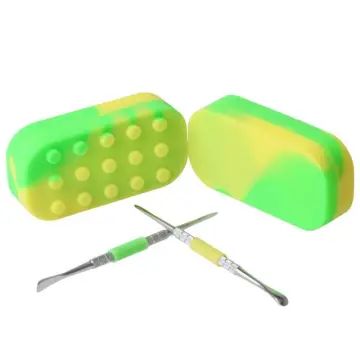 New design non-stick stackable silicone concentrate container dabs wax bho made in China