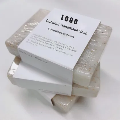 Handmade Natural Skin Care Deeply Clean Whitening Coconut Oil And Milk Soap