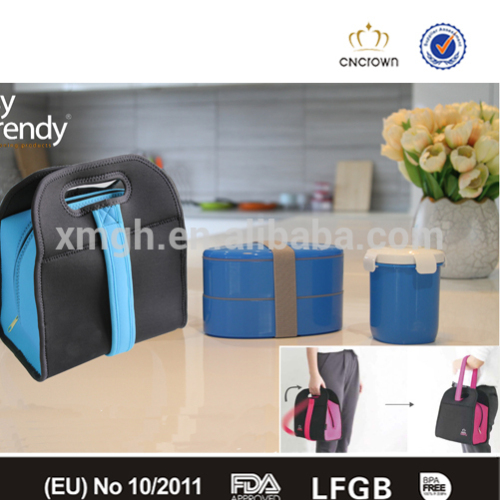 Promotional Lunch Set with 1200ml lunchbox and 360ml bottle in 3pcs for kids