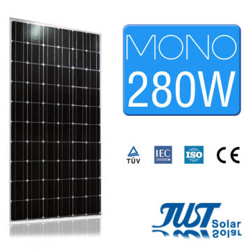 A Grade 280W Monocrystalline Solar Power Panel