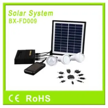 Portable Solar Lighting System With Mobile Charger