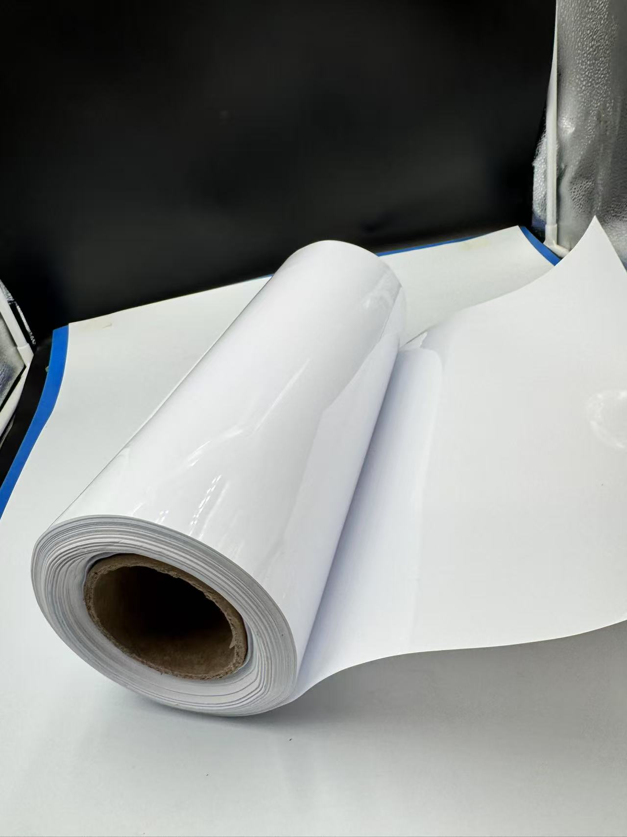 White PET film food blister packaging