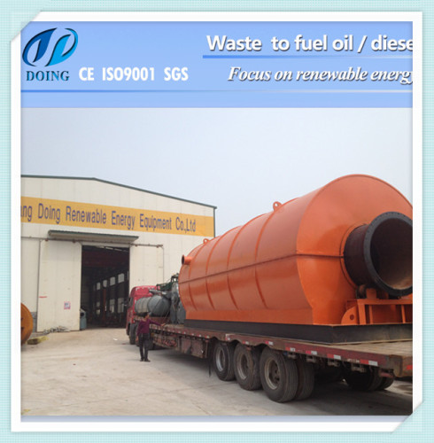 Eco-friendly Pyrolysis Plant for Tire Oil