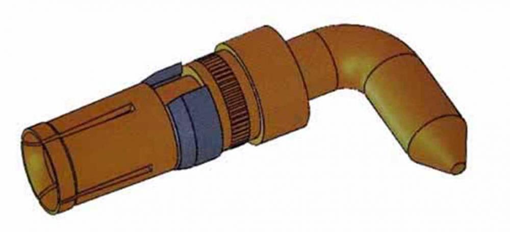 D-SUB Coaxial Contact Right Angle Female 20A