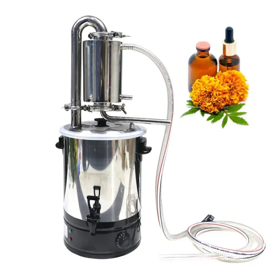 Rose Lavender Essential Oil Steam Distillation Extracting Equipment