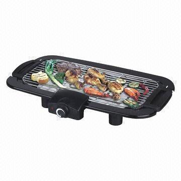 220 to 240V 50/60Hz 2,000W Indoor Grill, Measures 56 x 37cm, CE-/RoHS-compliant