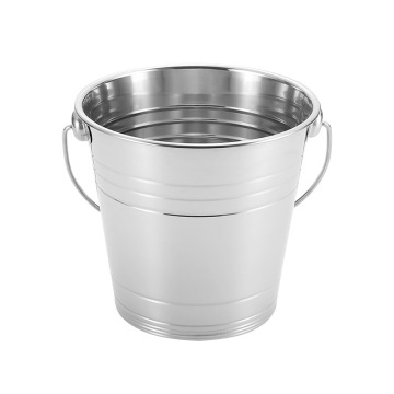 Stainless Steel Multi-Purpose Portable Bucket for Camping and Bar Use