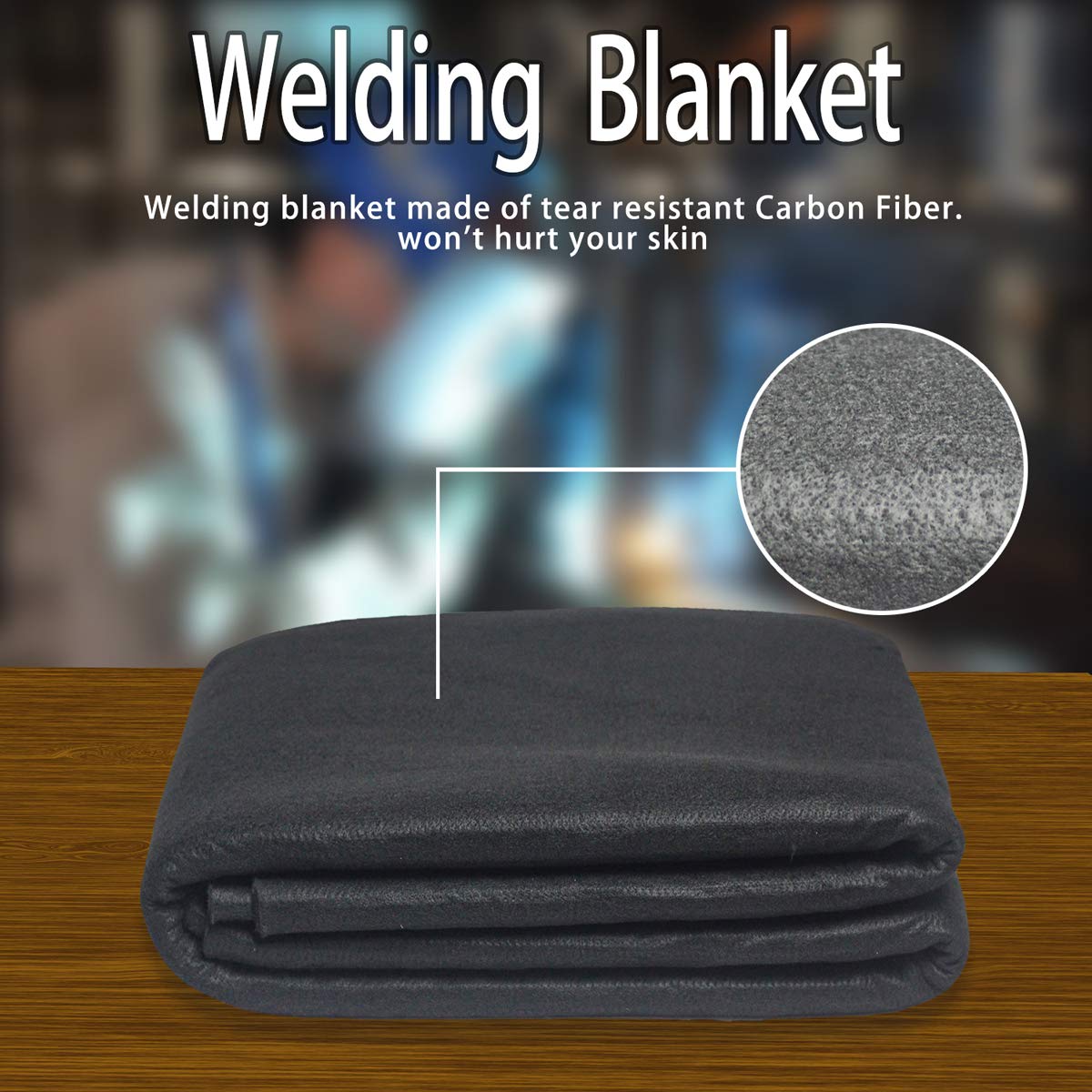 Welding blanket for smoker absorbed