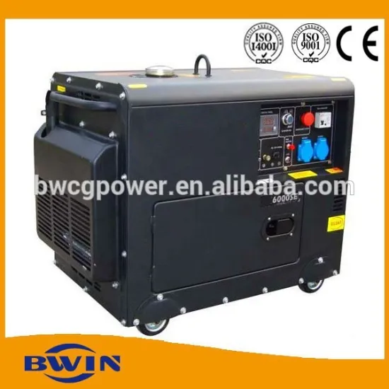 5.5kva portable generator set with wheel