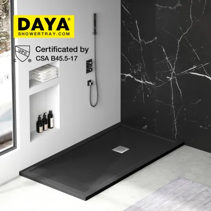DAYA Resin Stone Shower Tray - Optional Natural Colors