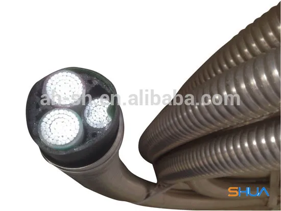 multicore aluminum alloy cable with PVC insulation