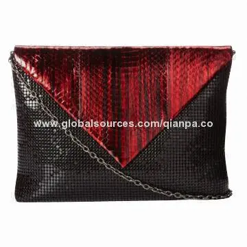 Whiting Snake Skin Crossbody Clutch Bag, Various Colours, OEM and ODM