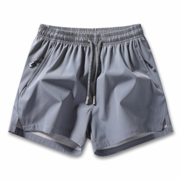 Gym Fitness Drawstring Waist Pocket Shorts for Men