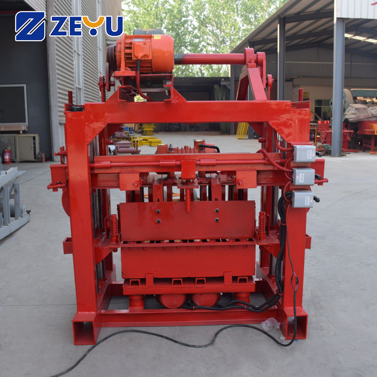 Automatic cement brick block making machine