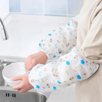 Polyester Waterproof Antifouling Oversleeves Home Kitchen Cleaning Accessories Long Arm Sleeves Free Shipping