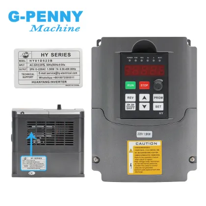 HuanYang 1.5KW Inverter/VFD for CNC Machines